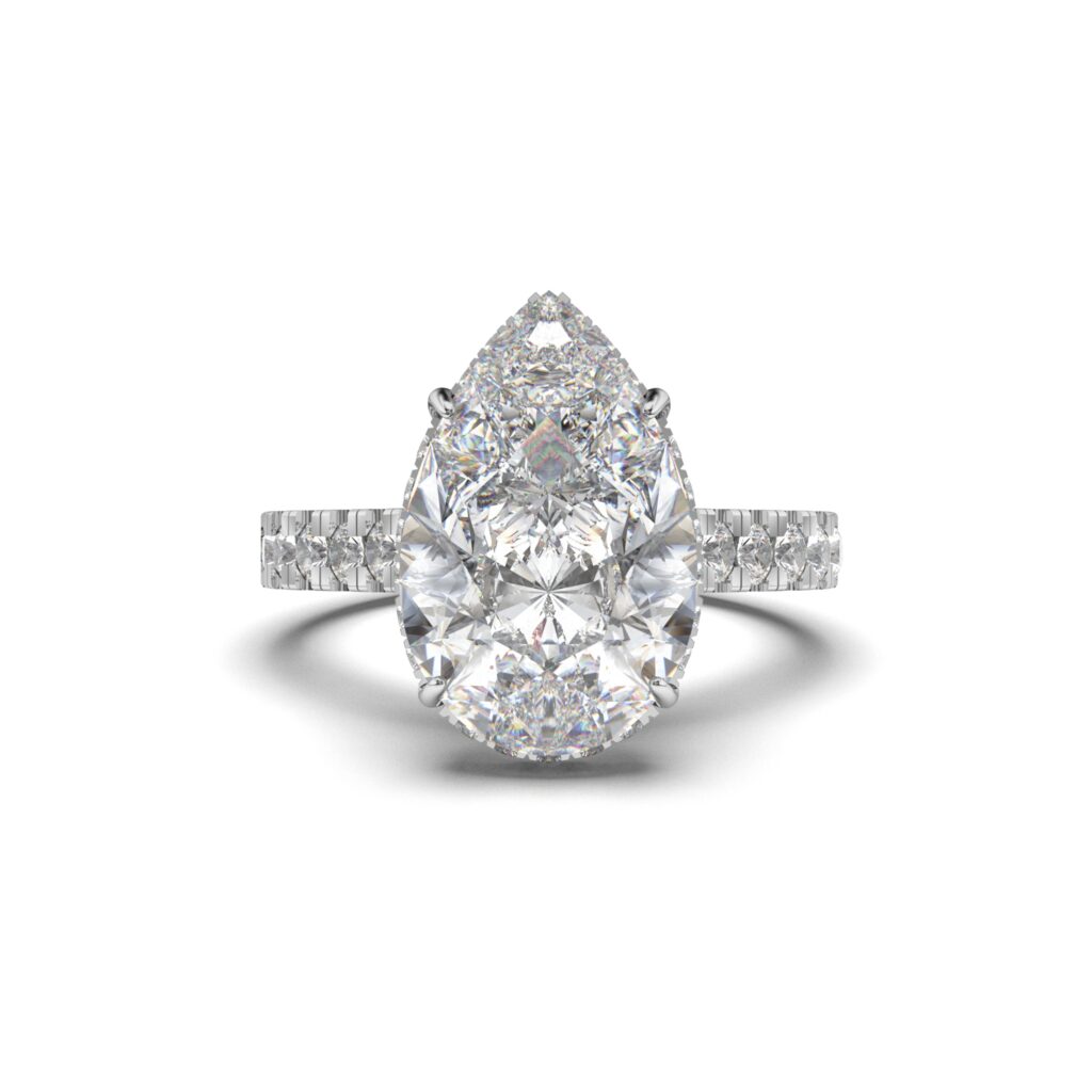 Teardrop Solitaire Ring