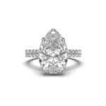 Teardrop Solitaire Ring