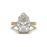 Teardrop Solitaire Ring