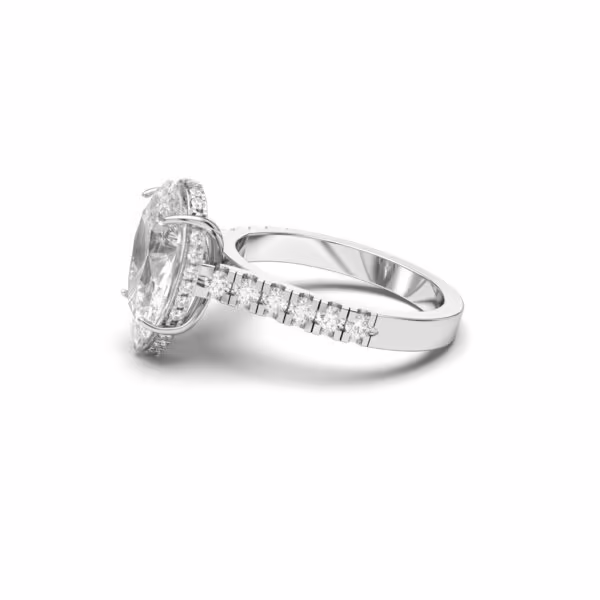 Teardrop Solitaire Ring