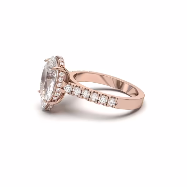 Teardrop Solitaire Ring