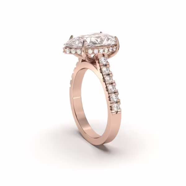 Teardrop Solitaire Ring