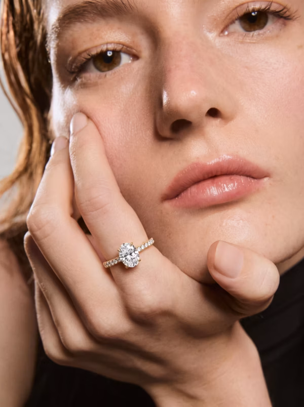 Oval Diamond Engagement Ring