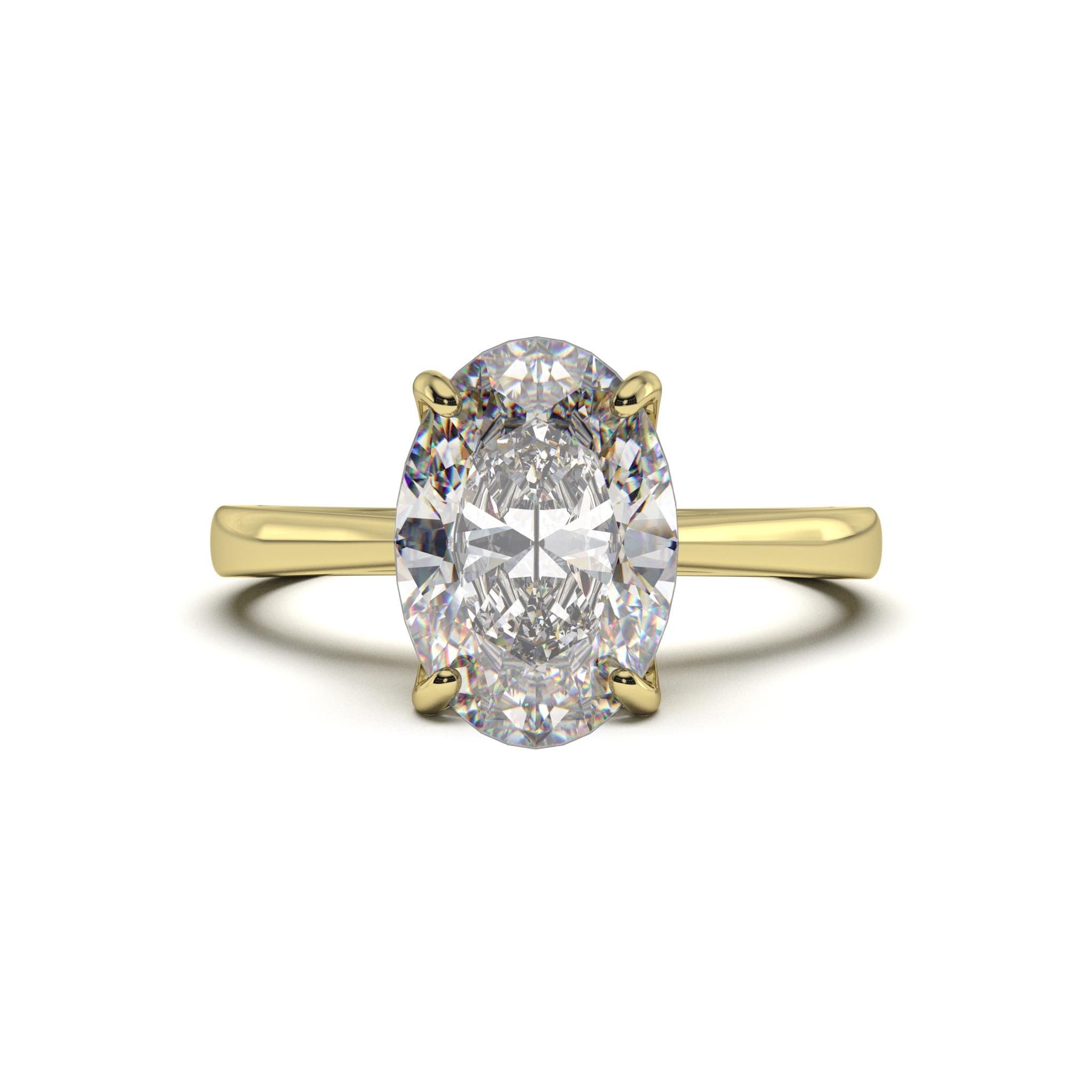 Oval Engagement Ring