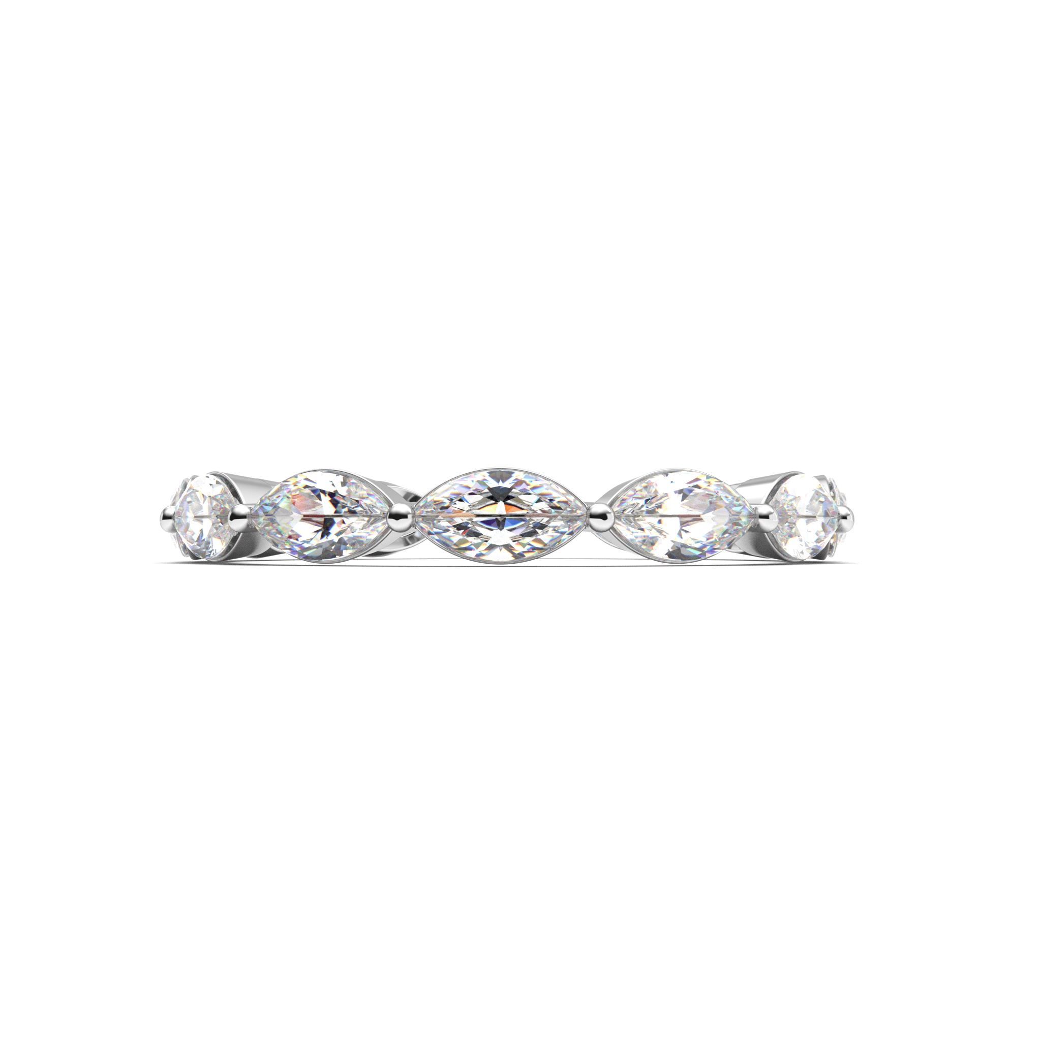Bezel Marquise Band