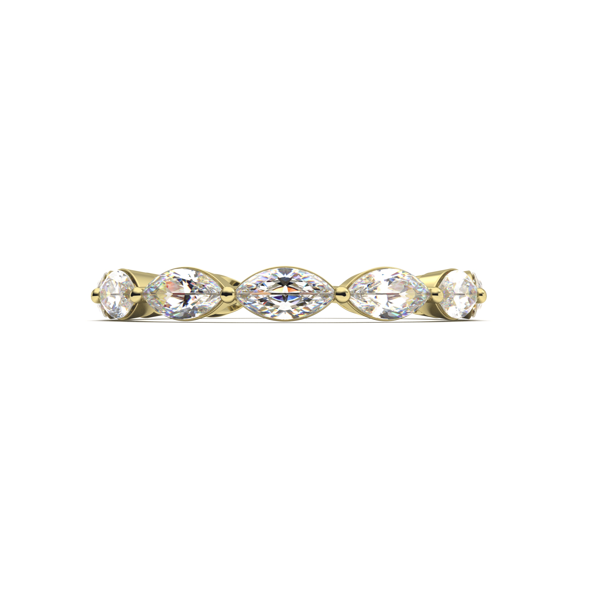 Bezel Marquise Band