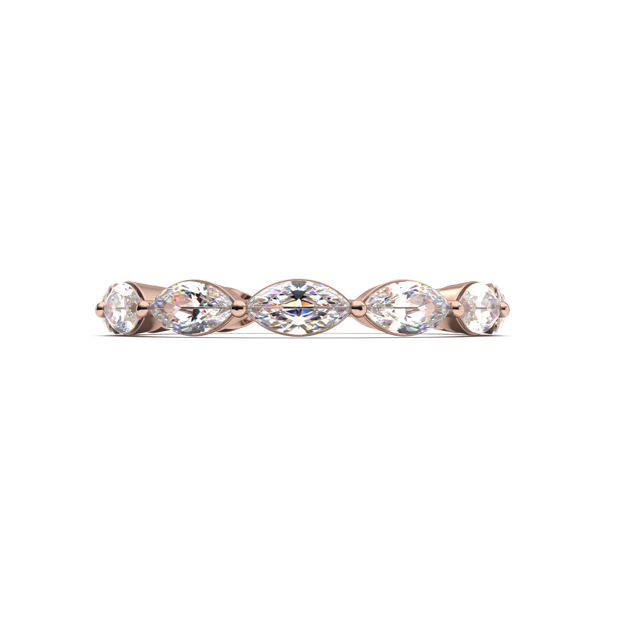 Bezel Marquise Band