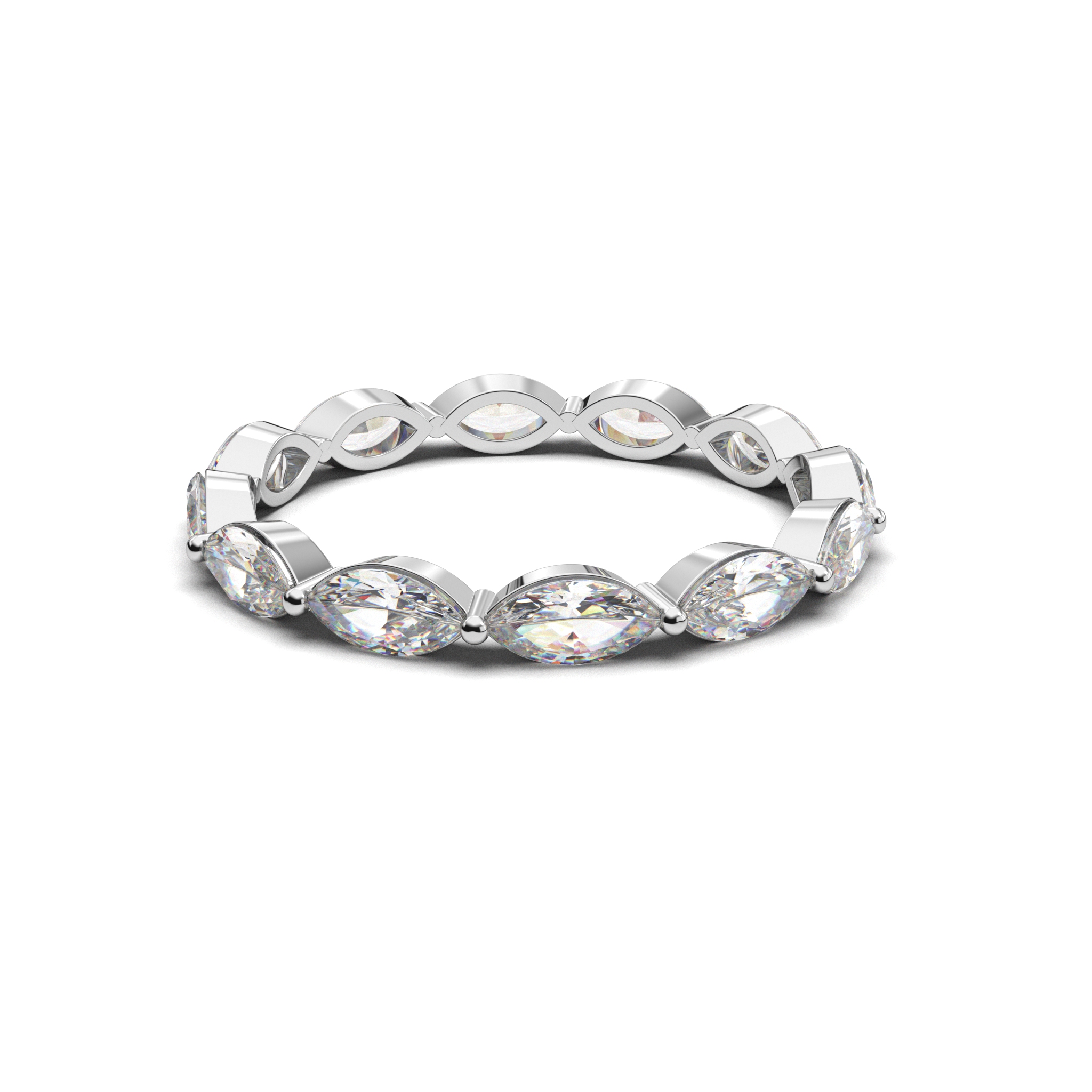 Bezel Marquise Band