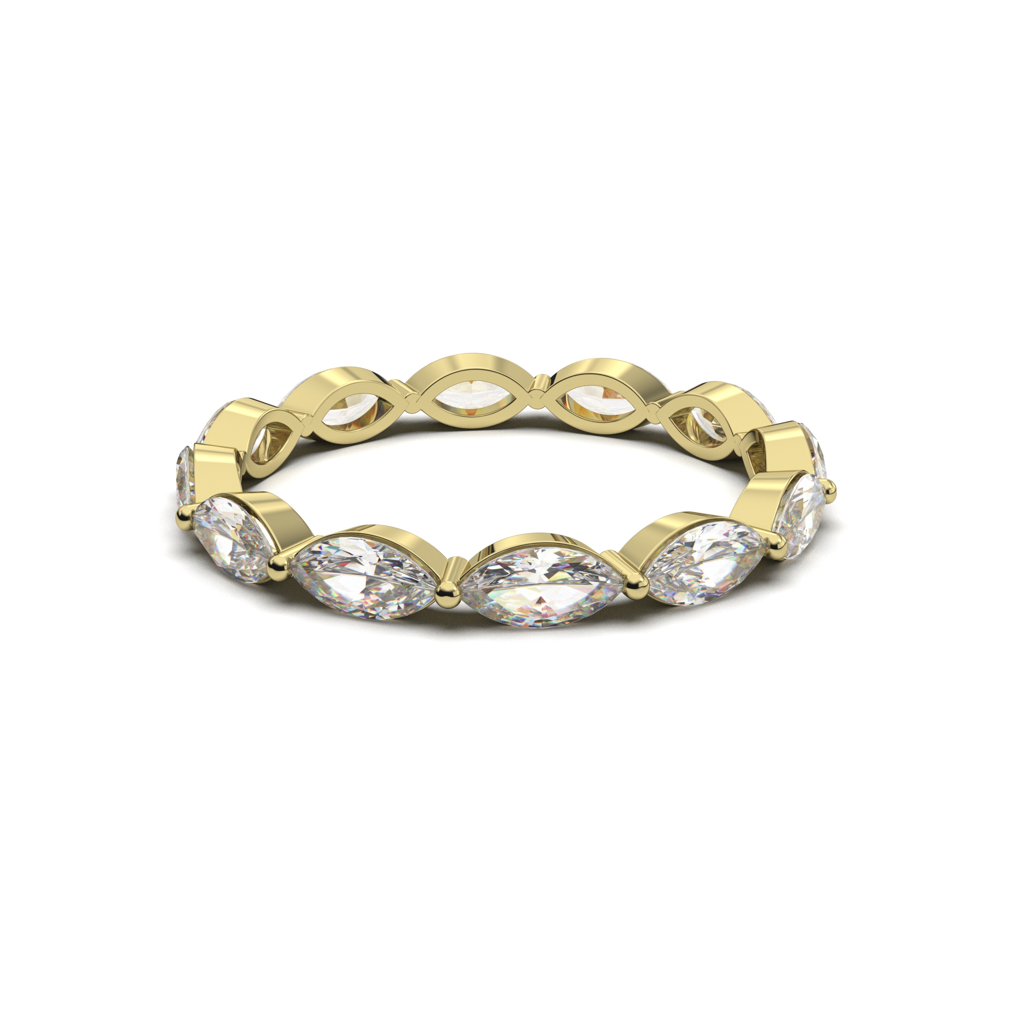 Bezel Marquise Band