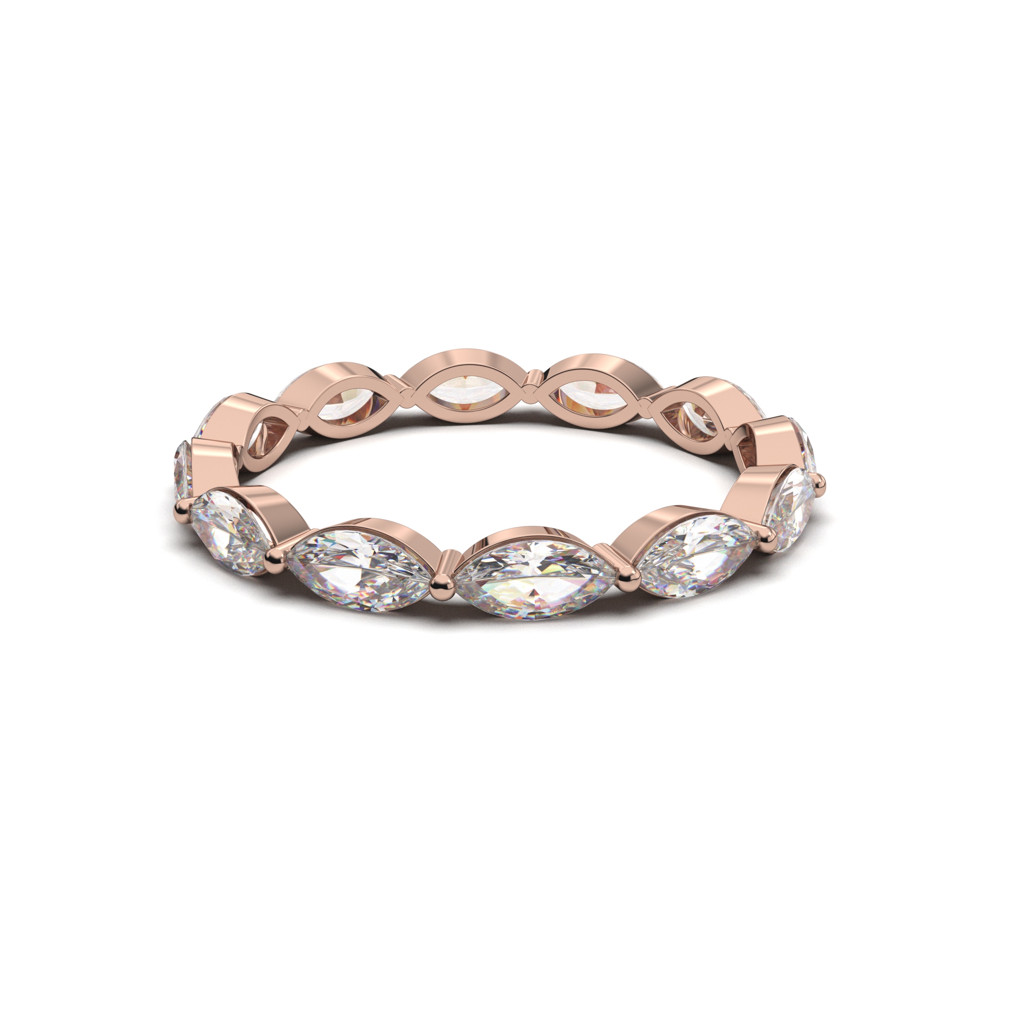 Bezel Marquise Band