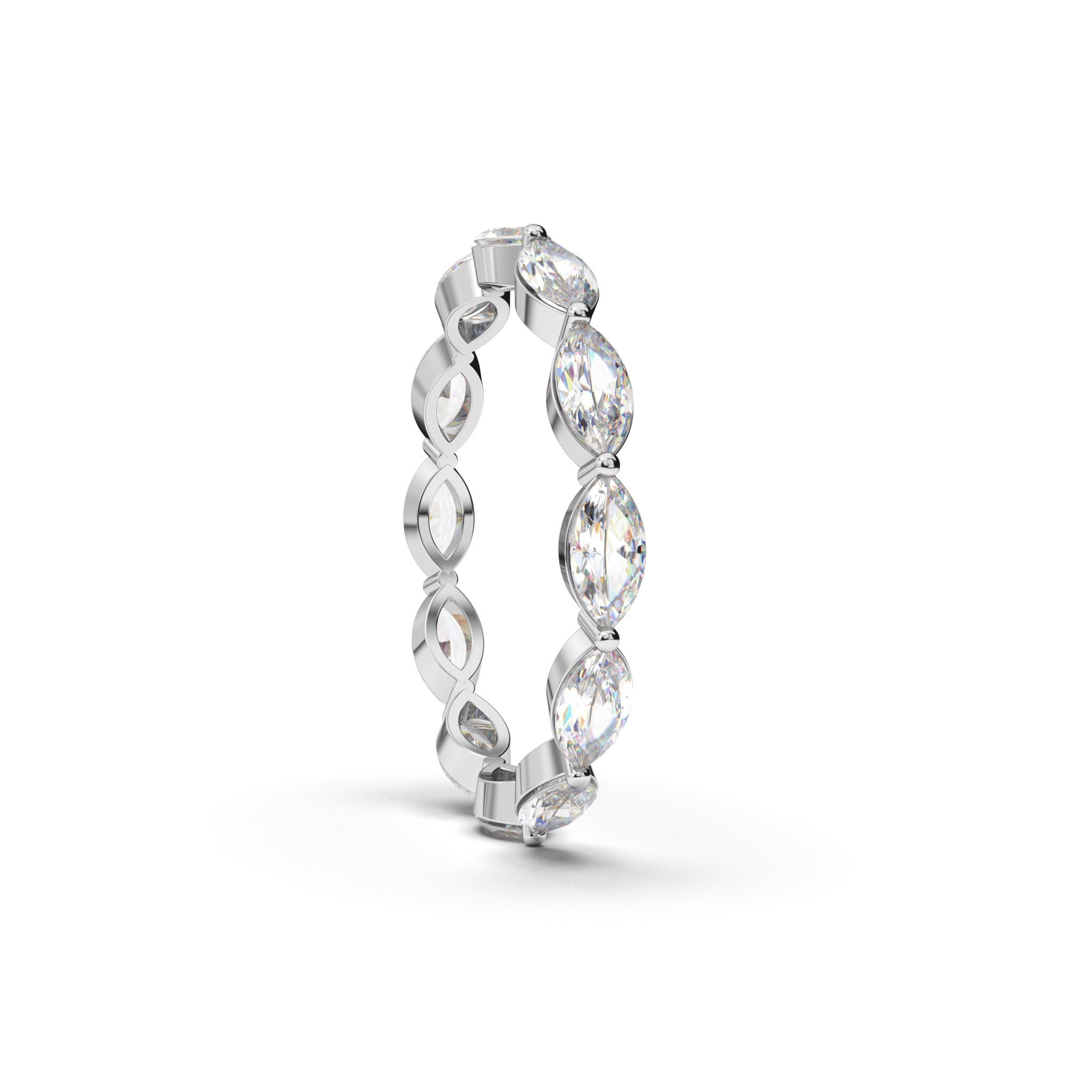 Bezel Marquise Band