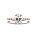 Oval Accented Solitaire