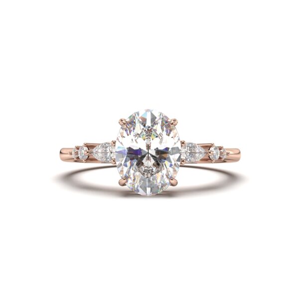 Oval Accented Solitaire