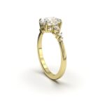 Oval Accented Solitaire