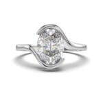Swirl Oval Ring