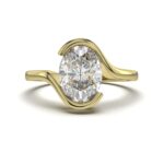 Swirl Oval Ring