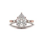Pear Pavé Ring
