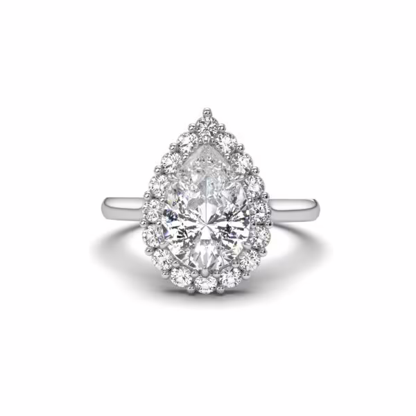 Dazzling Pear Halo