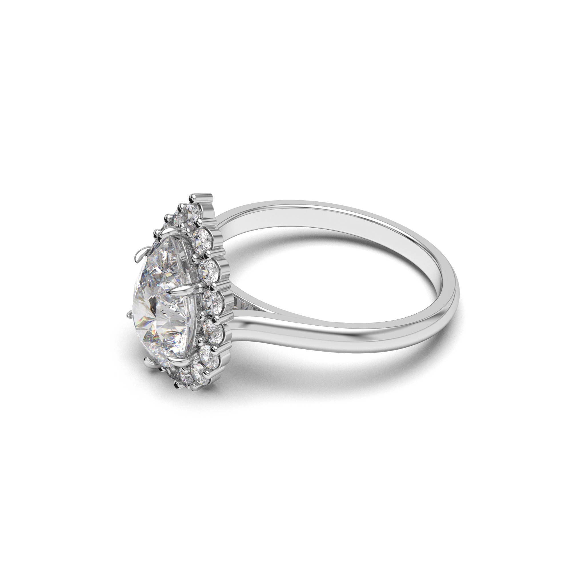 Dazzling Pear Halo