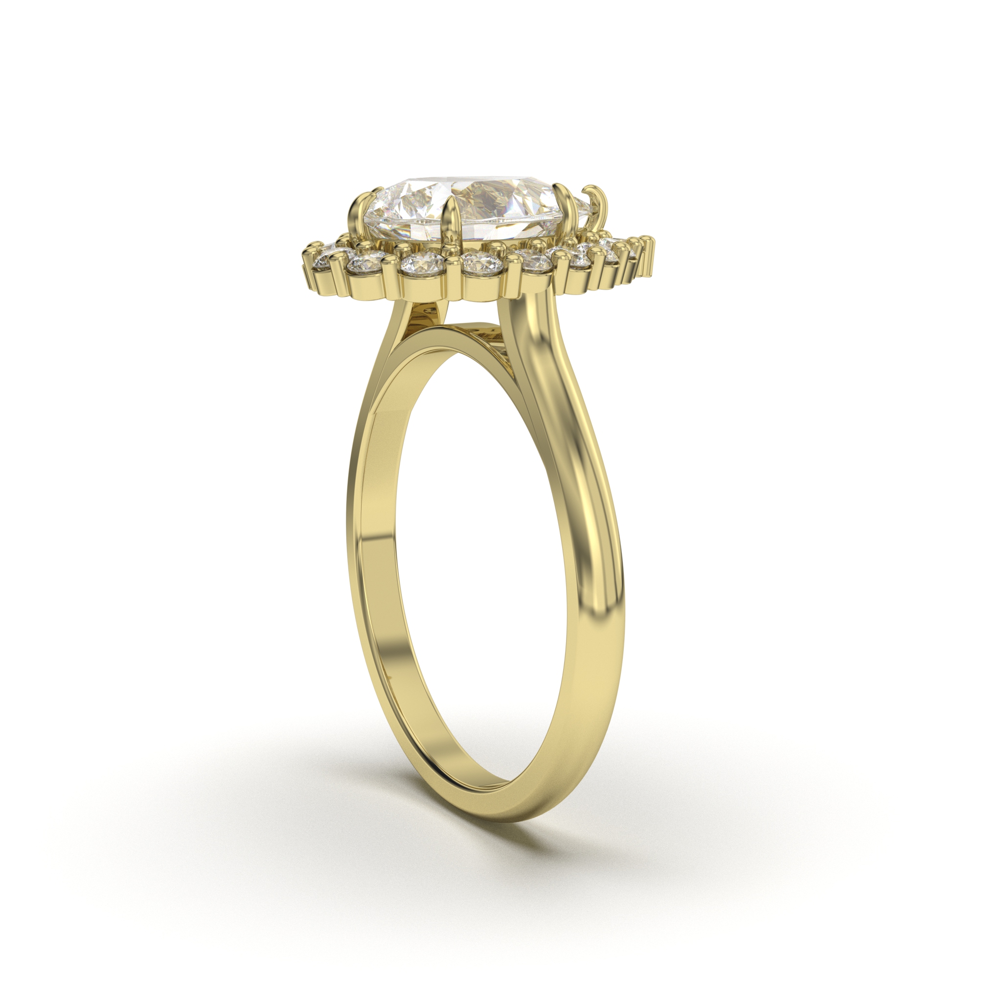 Dazzling Pear Halo
