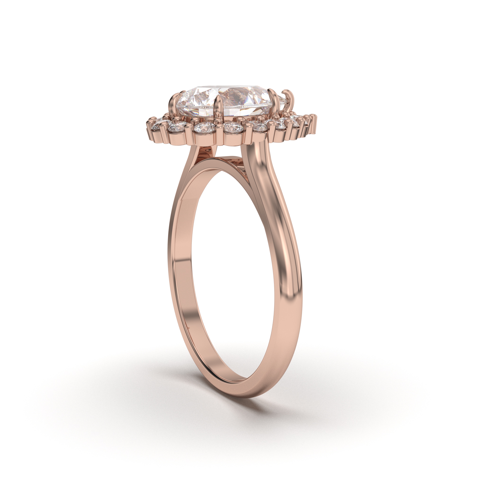 Dazzling Pear Halo