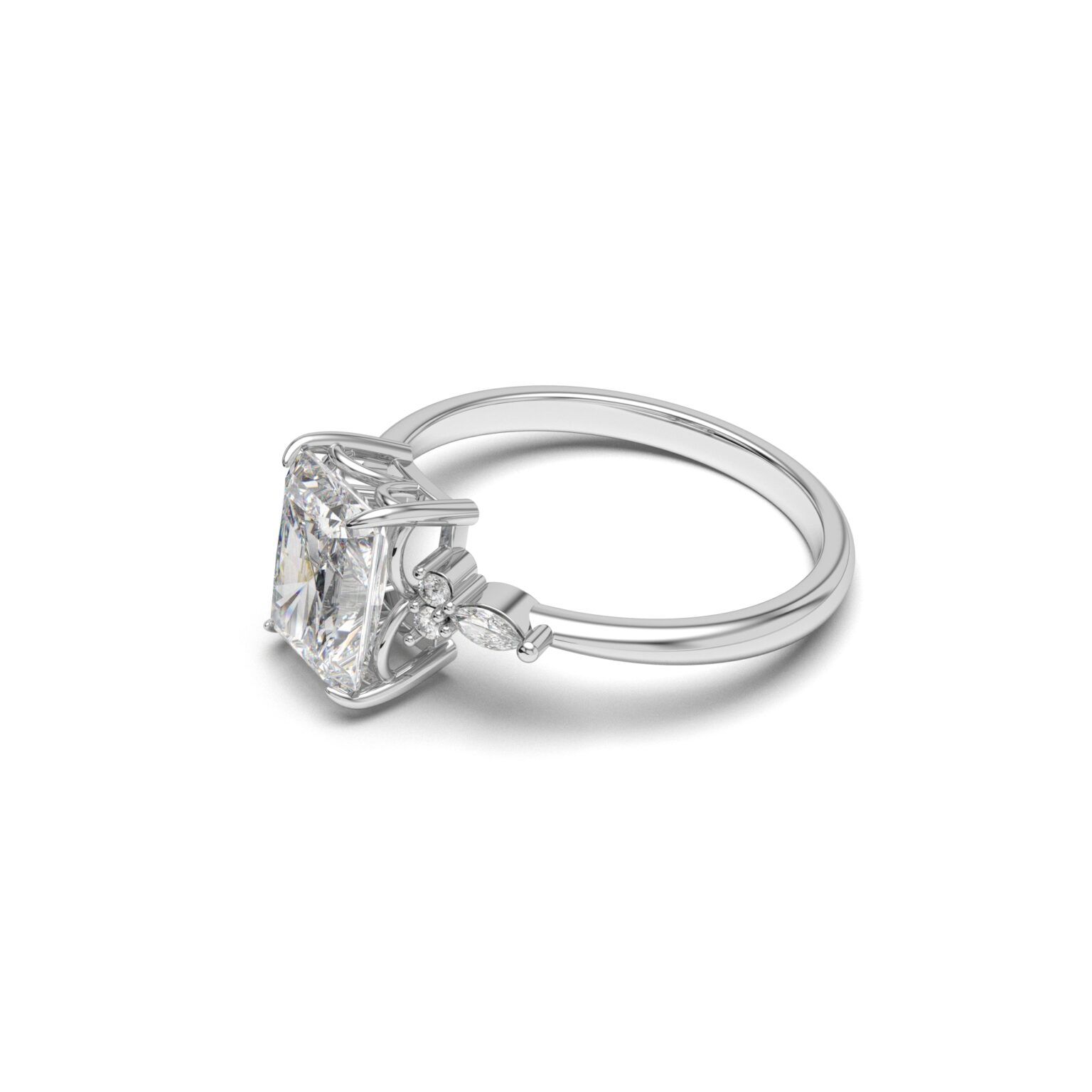 Radiant Diamond Ring