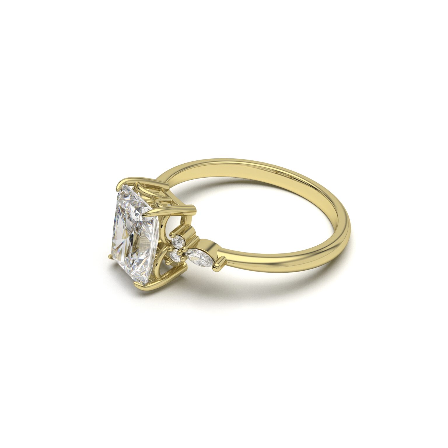 Radiant Diamond Ring