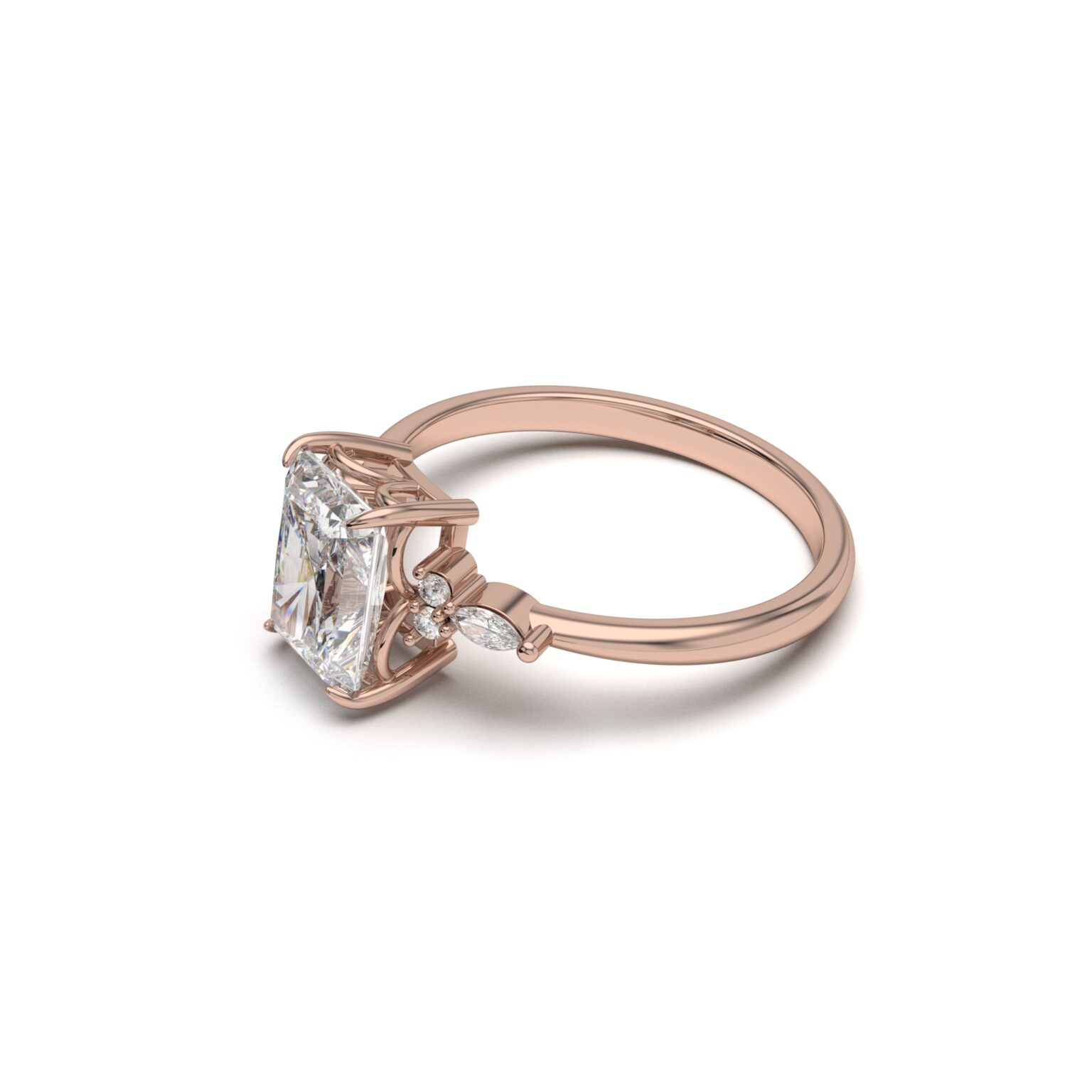 Radiant Diamond Ring
