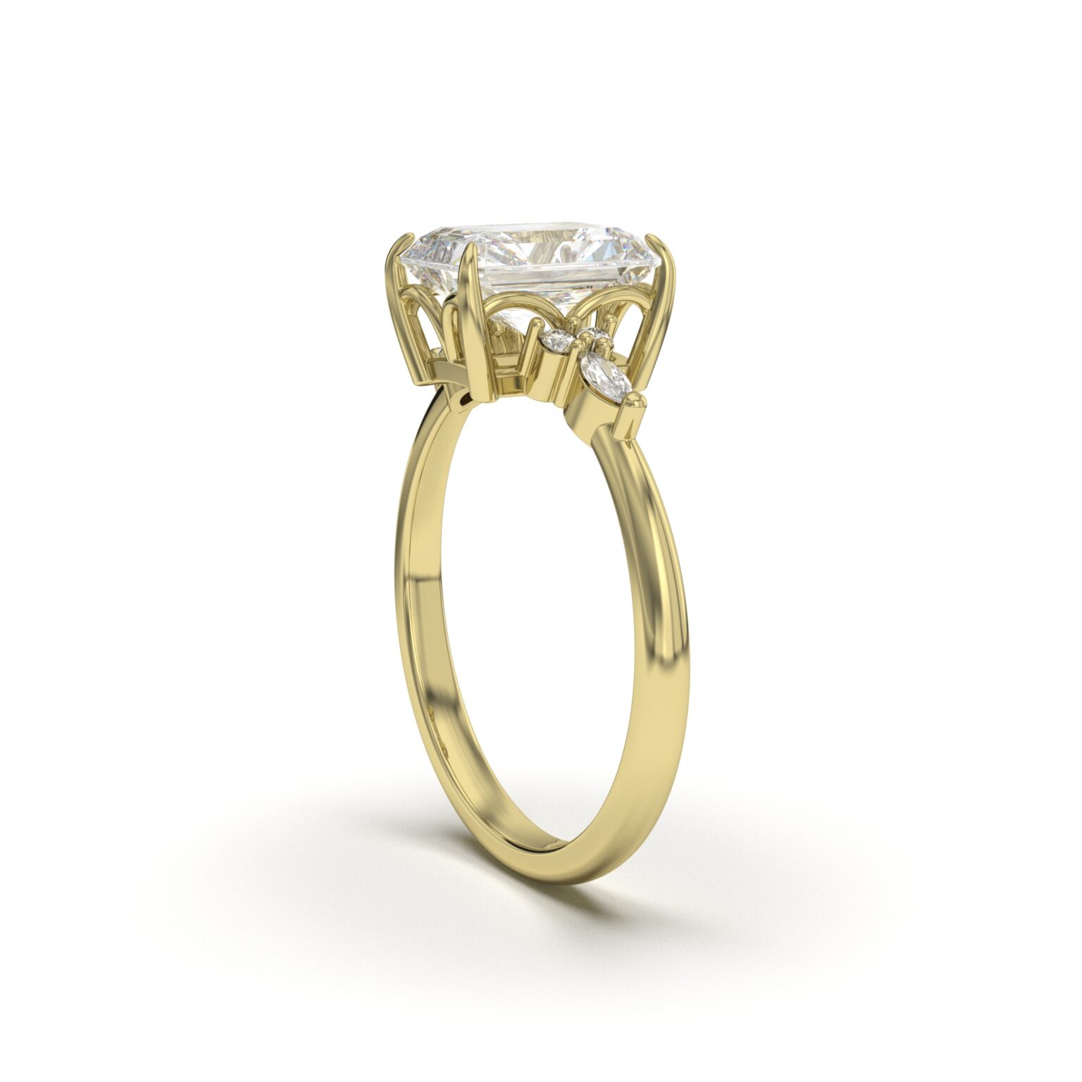 Radiant Diamond Ring