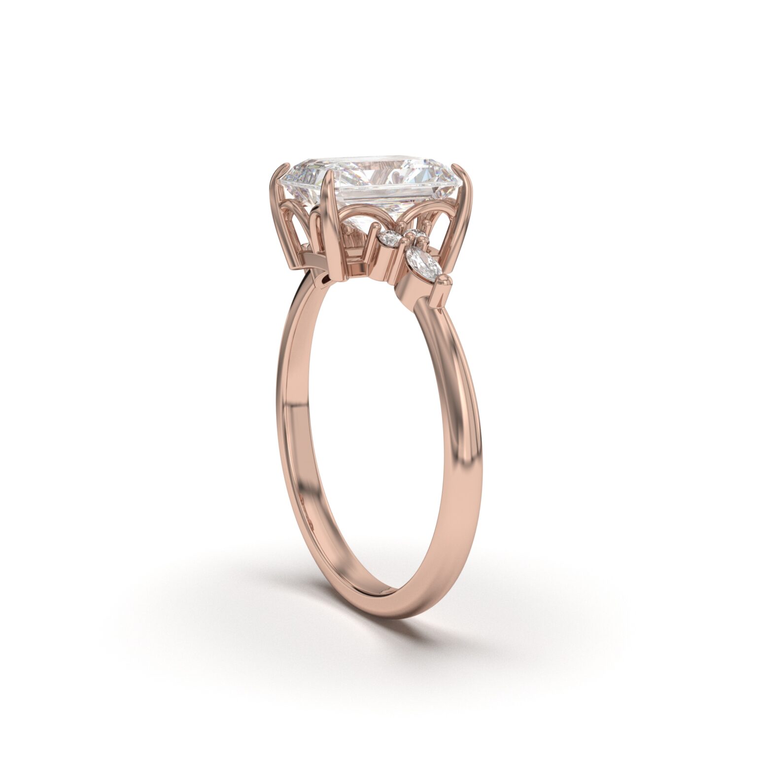 Radiant Diamond Ring