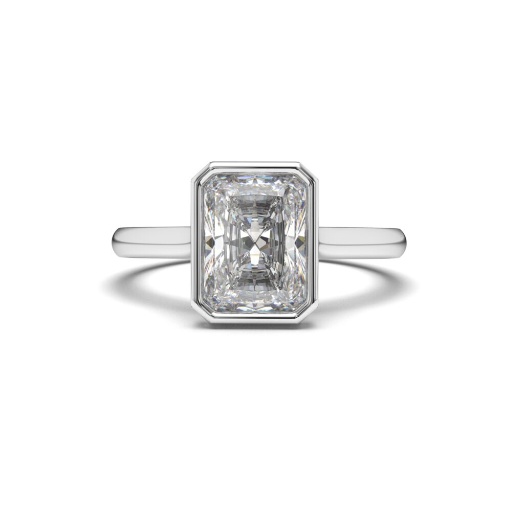 Radiant Bezel Solitaire