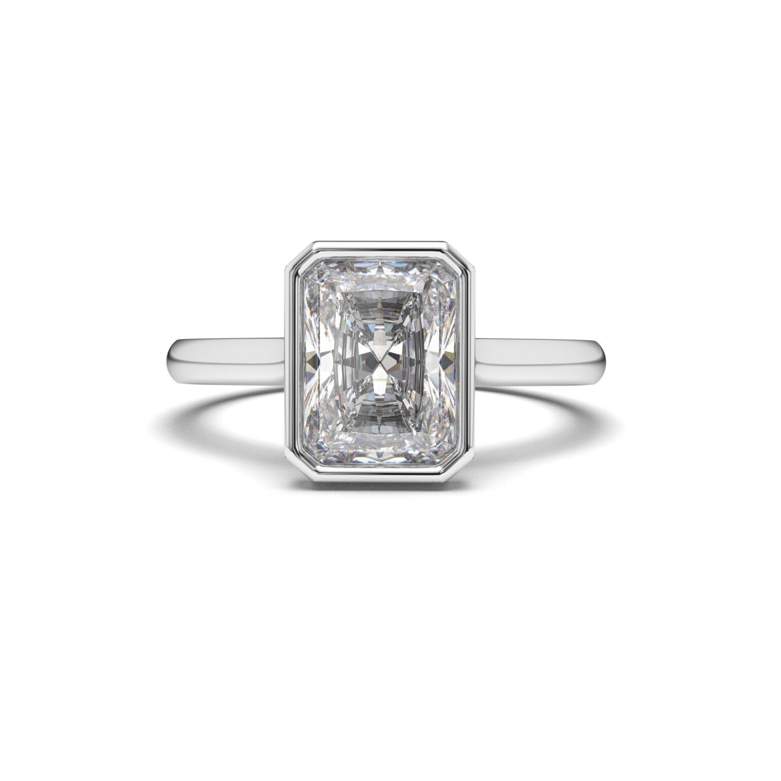 Radiant Bezel Solitaire