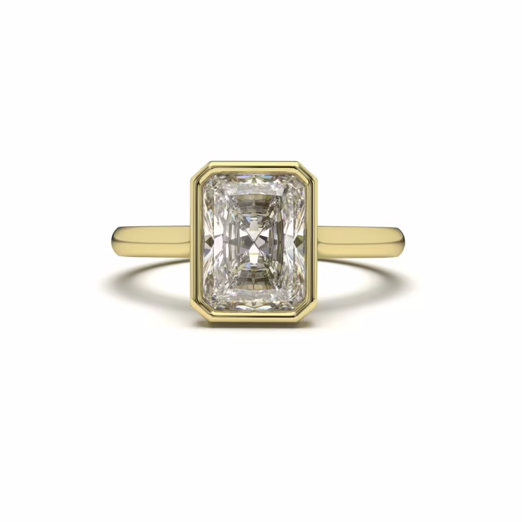 Radiant Bezel Solitaire