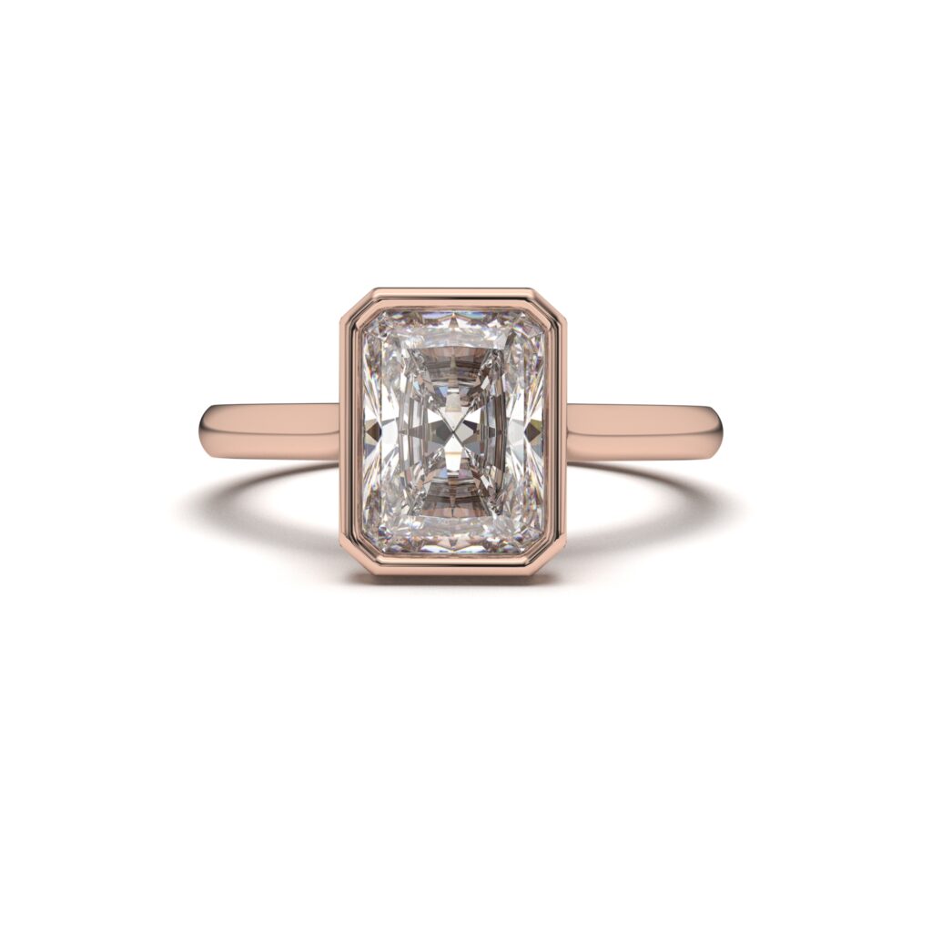 Radiant Bezel Solitaire