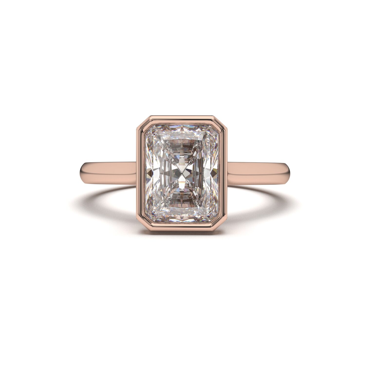 Radiant Bezel Solitaire