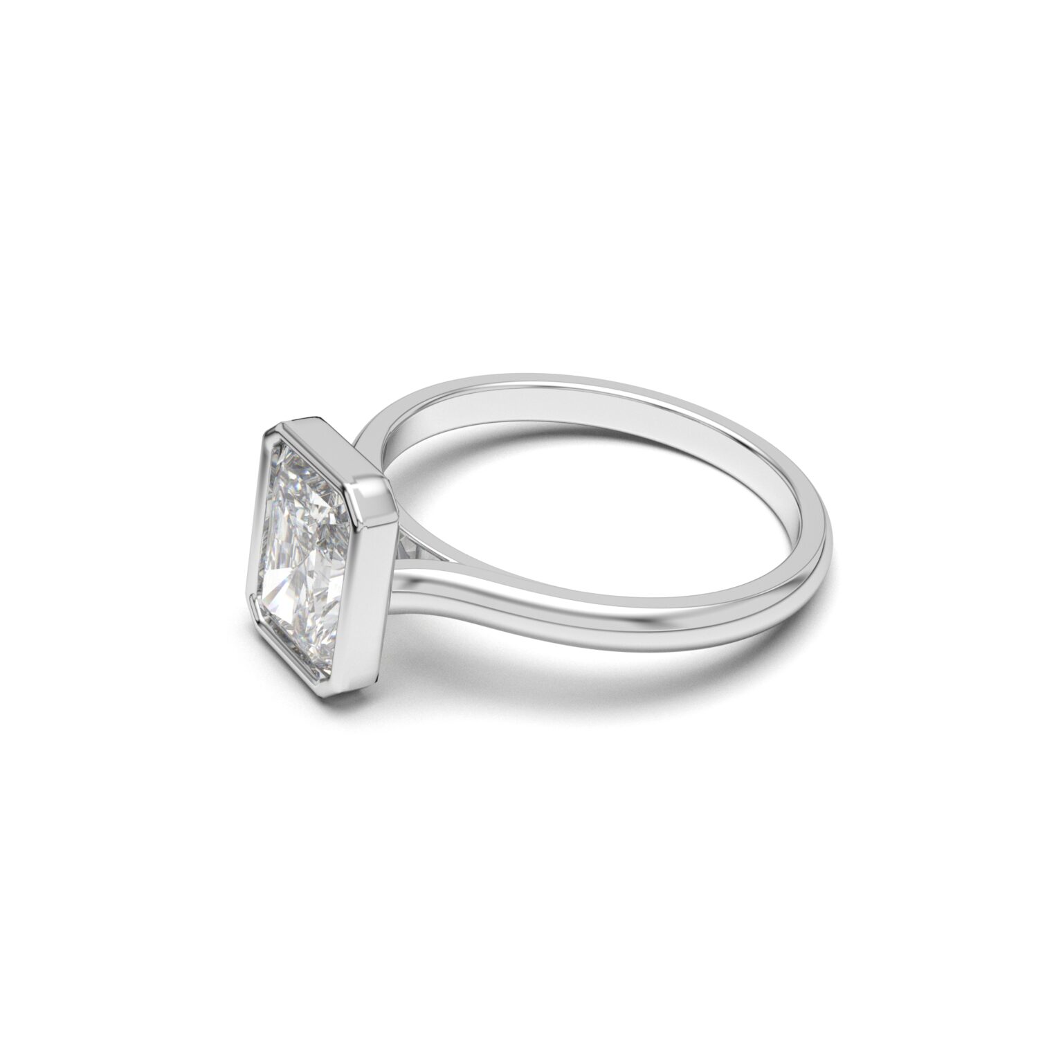 Radiant Bezel Solitaire
