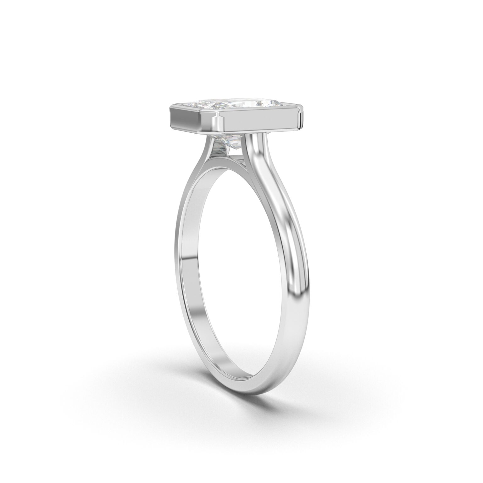 Radiant Bezel Solitaire