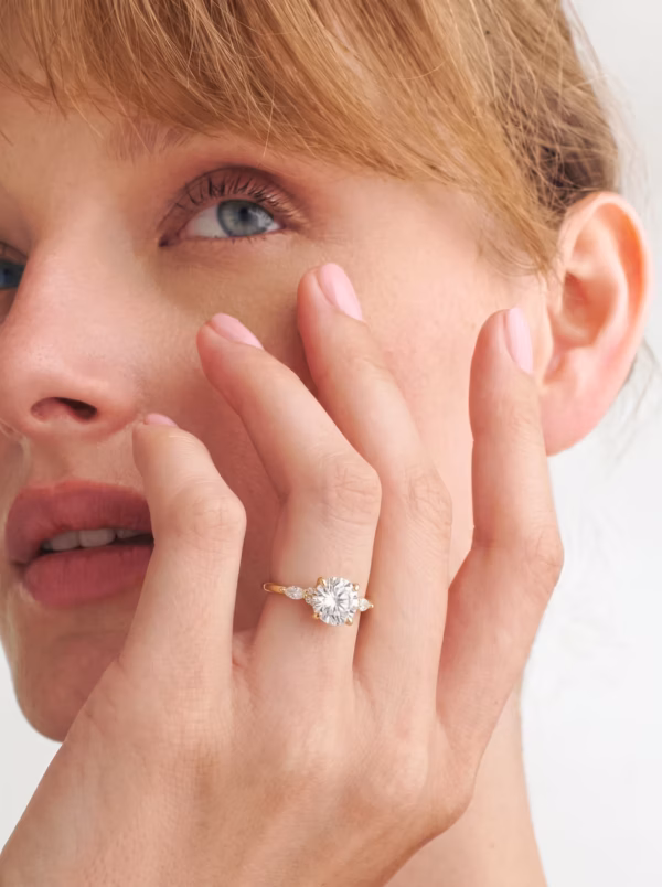 Round Engagement Ring