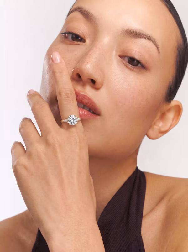 Round Engagement Ring