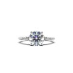 Round Engagement Ring