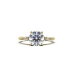 Round Engagement Ring