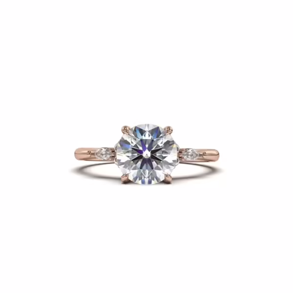 Round Engagement Ring