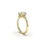 Round Engagement Ring