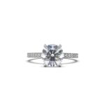 Round Pavé Engagement
