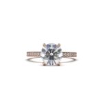 Round Pavé Engagement