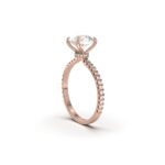 Round Pavé Engagement