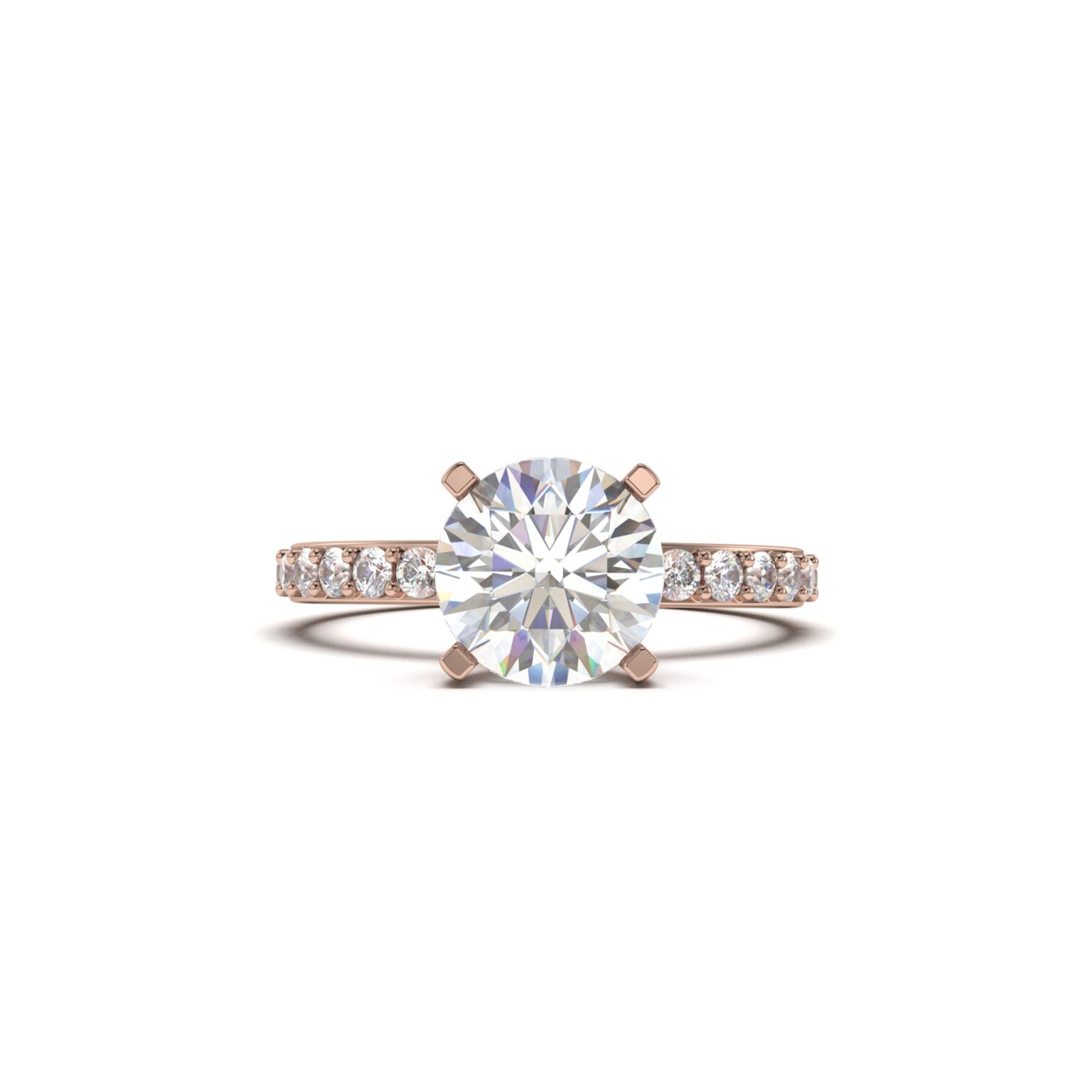 Round Diamond Engagement