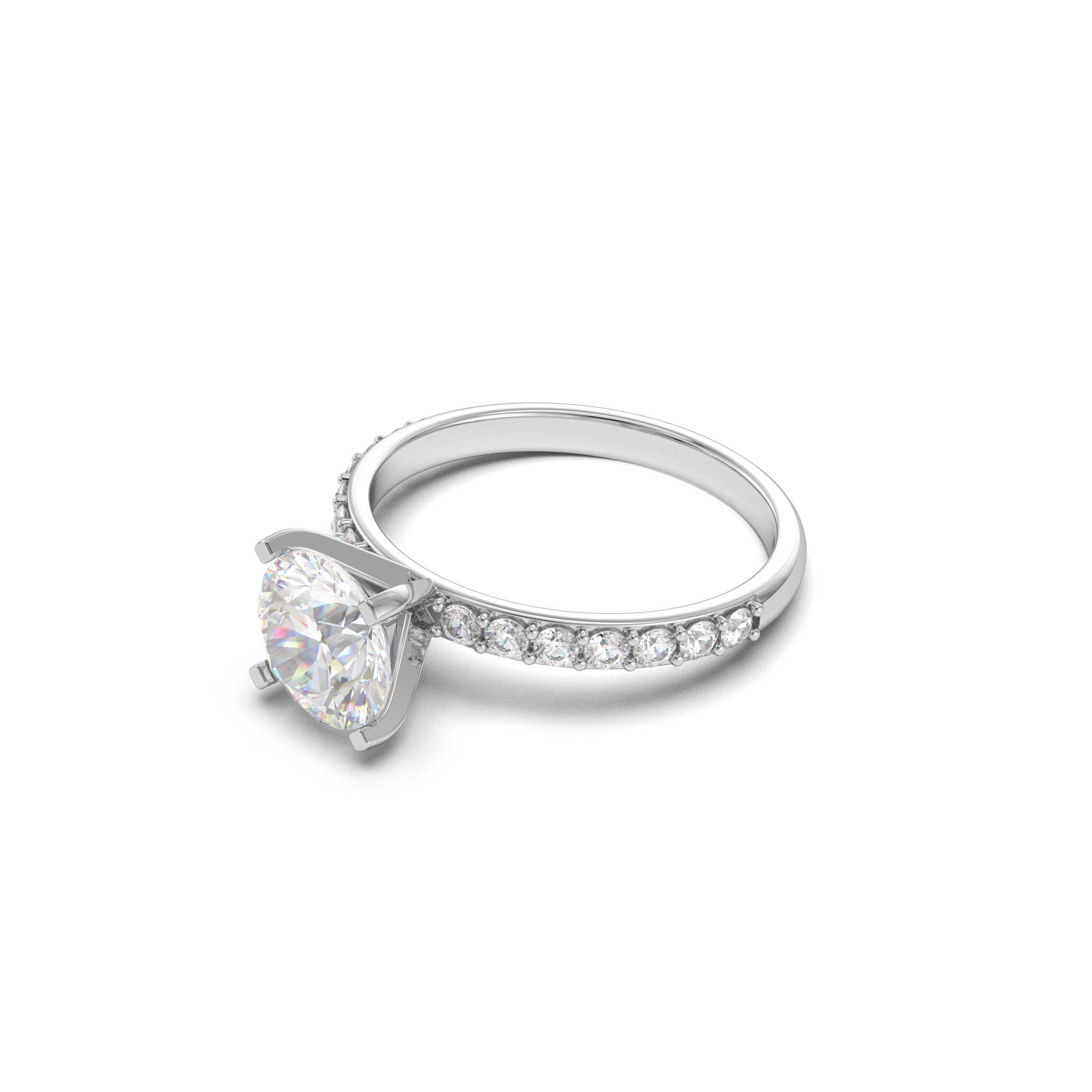 Round Diamond Engagement