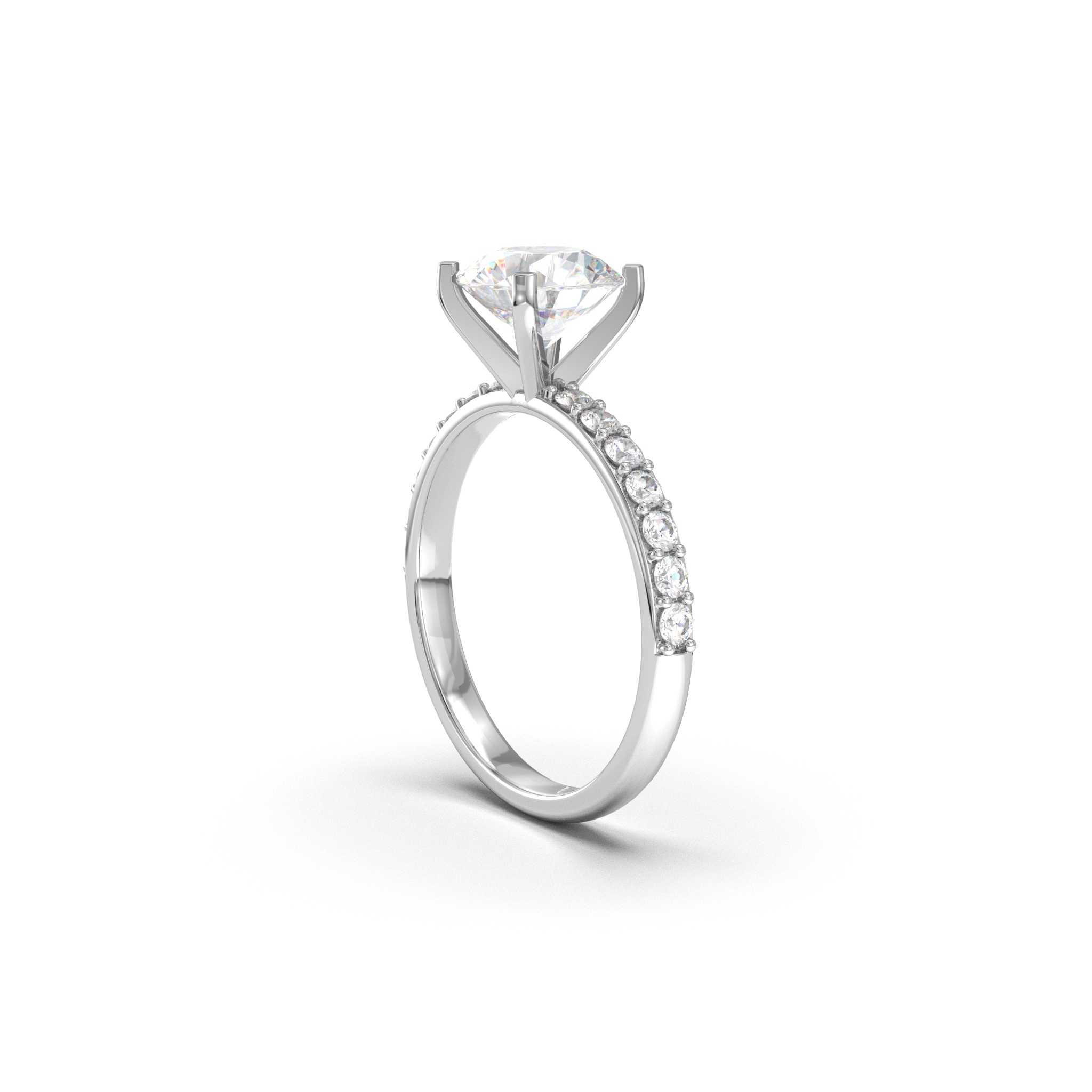 Round Diamond Engagement