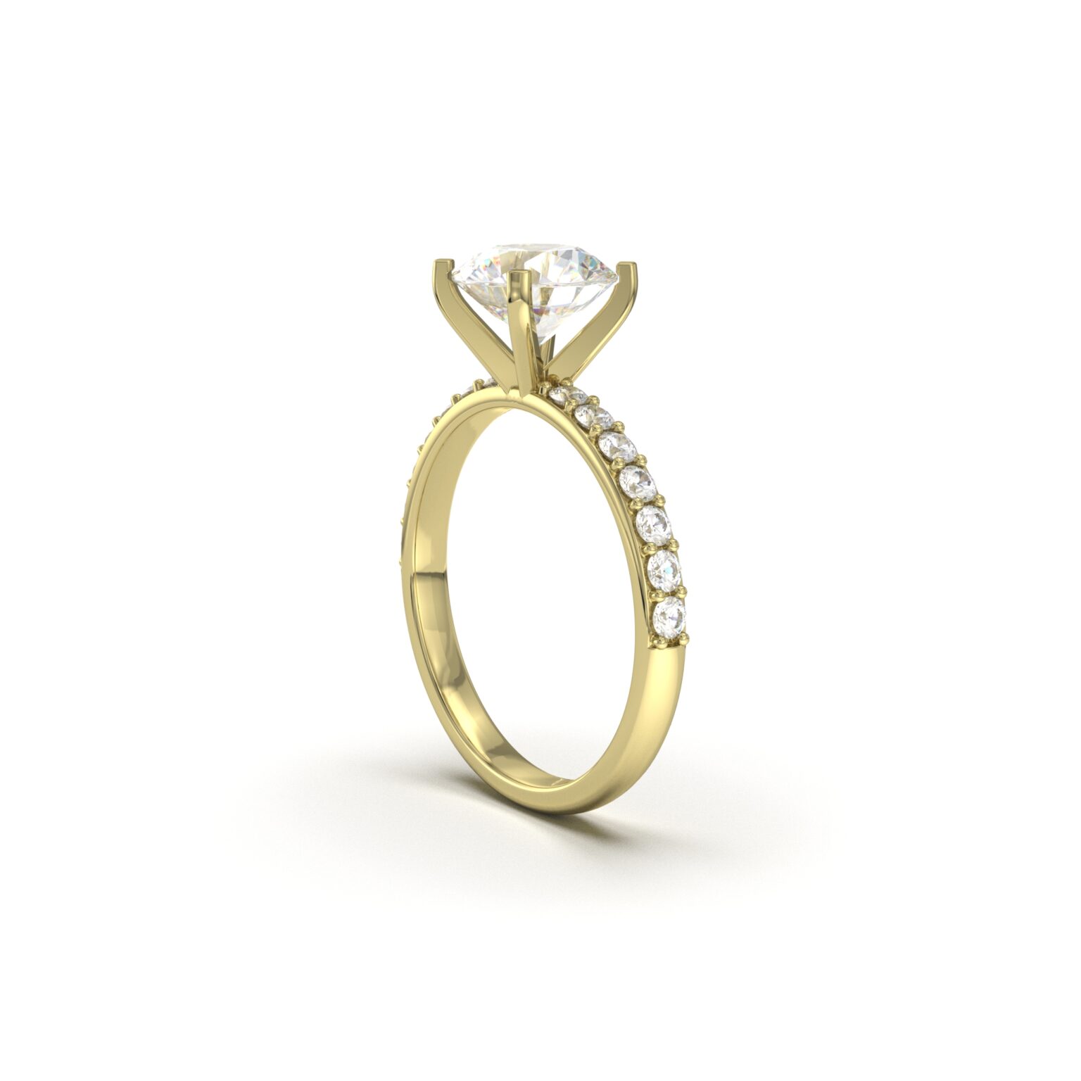 Round Diamond Engagement